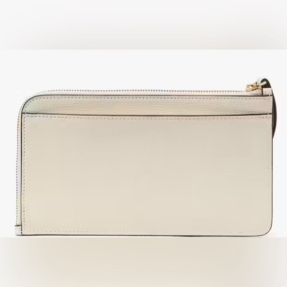 Kate Spade Cream Lucy Wristlet with Pink Floral 3D Accents - Picture 4 of 8